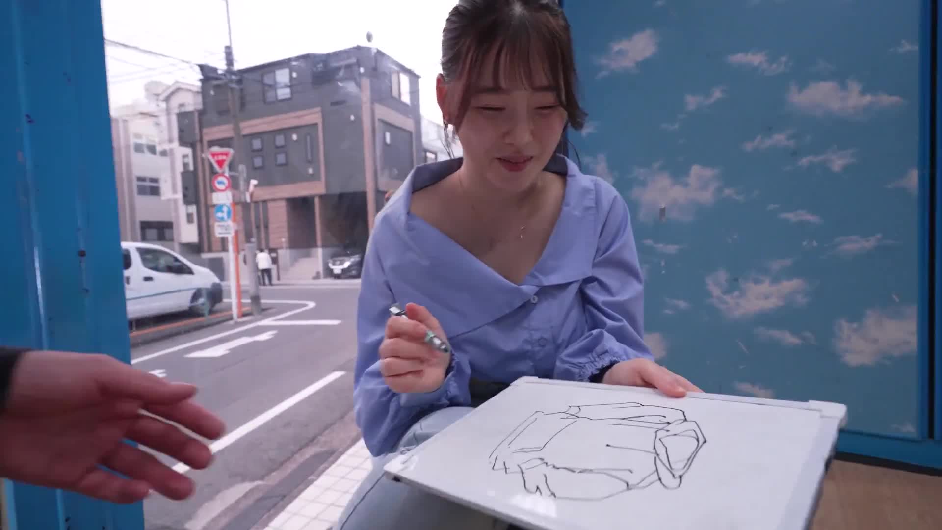 魔术镜号硬派：街上走着的女大学生用高腰的食虫裤保护阴茎！高腰防御队对抗挑战！多次摩擦阴蒂湿润并感到羞耻！松软的阴道被大阴茎立即插入的惩罚游戏！ ！ - AV大平台-中文字幕,成人影片,AV,国产,线上看